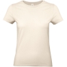 T-shirt femme beige 185 g/m² E190 B&C – coupe classique