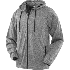 Veste à capuche Full Zip Homme Gris/Noir Spiro