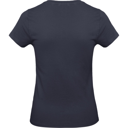 T-shirt femme col rond Marine 185 g/m² B&C E190 – vue 2