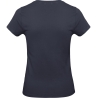 T-shirt femme col rond Marine 185 g/m² B&C E190 – vue 2