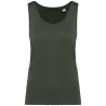 Débardeur écoresponsable femme Vert Khaki Native Spirit