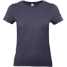 T-shirt femme col rond Marine bleu 185 g/m² B&C E190