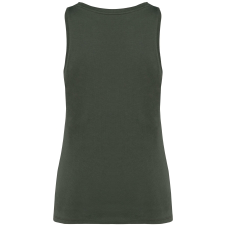Débardeur écoresponsable femme Vert Khaki Native Spirit – vue 2
