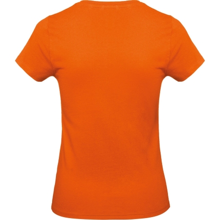T-shirt femme coupe droite Orange 185 g/m² B&C E190 – vue 2