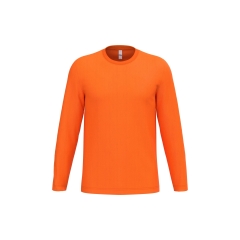 T-shirt unisexe manches longues Orange iDeal Basic Brand 145 g/m²
