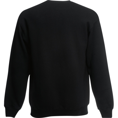 Sweat-shirt col rond Classic Noir – Fruit of the Loom – vue 2