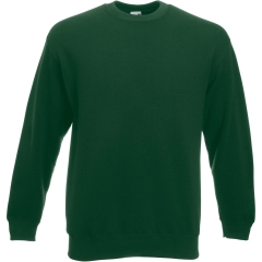 Sweat-shirt col rond Classic Vert Bottle Green – Fruit of the Loom