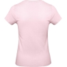 T-shirt femme rose Orchid Pink 185 g/m² B&C E190 – vue 2