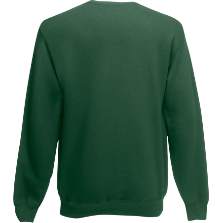 Sweat-shirt col rond Classic Vert Bottle Green – Fruit of the Loom – vue 2