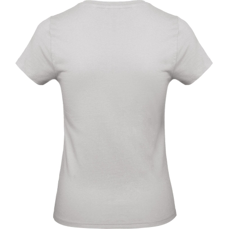 T-shirt femme gris Pacific Grey 185 g/m² B&C E190 – vue 2