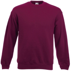 Sweat-shirt col rond Classic Bordeaux – Fruit of the Loom