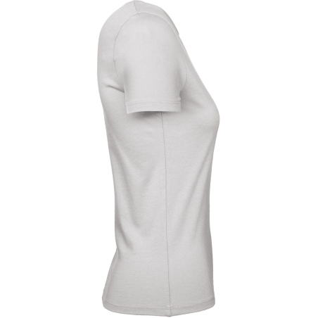 T-shirt femme gris Pacific Grey 185 g/m² B&C E190 – vue 3