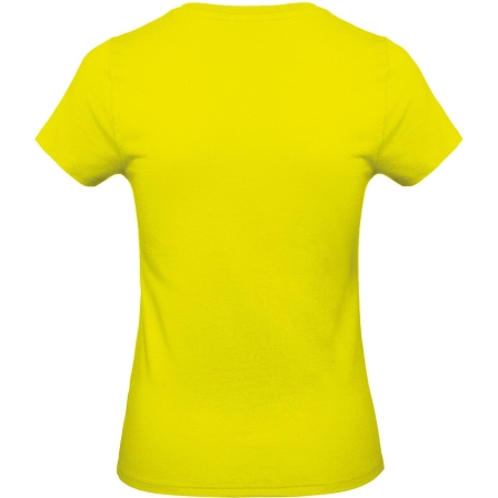 T-shirt femme coupe droite Vert lime 185 g/m² – B&C E190 – vue 2
