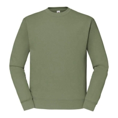 Sweat-shirt col rond Classic Olive Fruit of the Loom – Vert