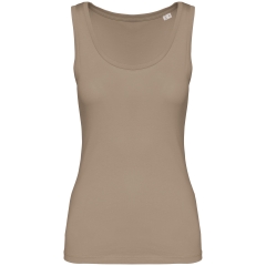 Débardeur écoresponsable femme Marron (Wet Sand) – Native Spirit