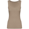 Débardeur écoresponsable femme Marron (Wet Sand) – Native Spirit