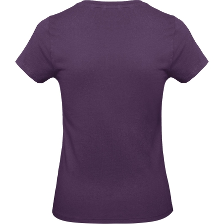 T-shirt femme col rond Violet 185 g/m² B&C E190 – vue 2