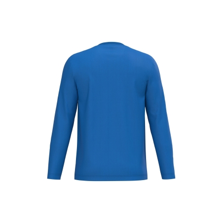T-shirt bleu unisexe manches longues iDeal Basic Brand 145 g/m² – vue 2