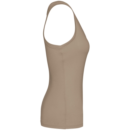 Débardeur écoresponsable femme Marron (Wet Sand) – Native Spirit – vue 3