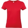 T-shirt femme Rouge 185 g/m² B&C E190 – Coton ring-spun (CGTW04T)