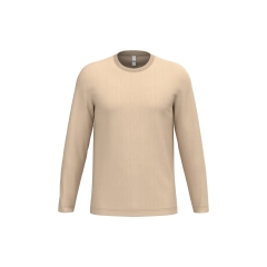 T-shirt manches longues unisexe beige 145 g/m² – iDeal Basic Brand