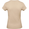 T-shirt femme beige 185 g/m² E190 B&C – Coton ring-spun – vue 2