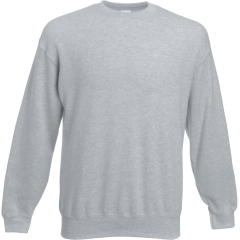Sweat-shirt col rond Classic Gris chiné Fruit of the Loom