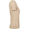 T-shirt femme beige 185 g/m² E190 B&C – Coton ring-spun – vue 3