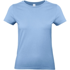 T-shirt femme col rond ciel 185 g/m² B&C E190
