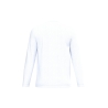 T-shirt manches longues unisexe Blanc iDeal Basic Brand 145 g/m² – vue 2