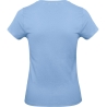 T-shirt femme col rond ciel 185 g/m² B&C E190 – vue 2