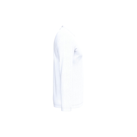 T-shirt manches longues unisexe Blanc iDeal Basic Brand 145 g/m² – vue 3
