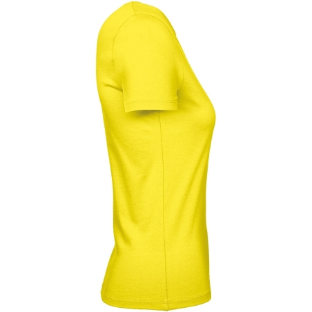 T-shirt femme Solar Yellow 185 g/m² B&C E190 – vue 3