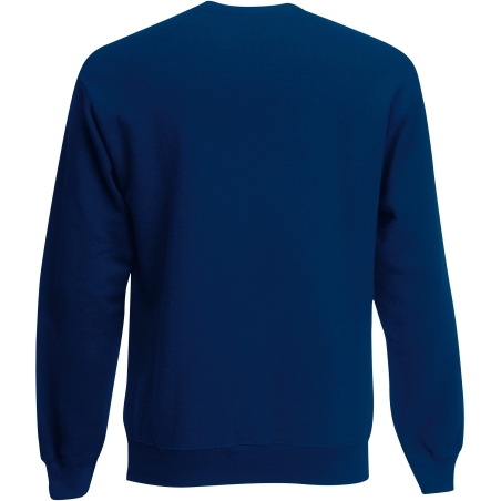Sweat-shirt col rond Classic (62-202-0) Marine – vue 2