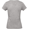 T-shirt femme col rond Gris (Sport Grey) B&C E190 – vue 2