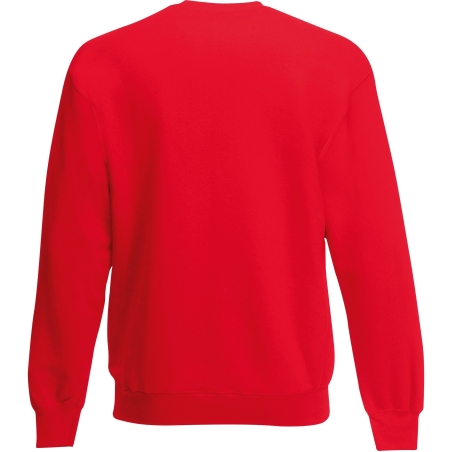 Sweat-shirt col rond Classic Rouge – Fruit of the Loom – vue 2