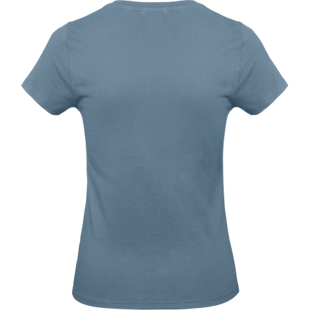 T-shirt femme Stone Blue 185 g/m² E190 B&C – vue 2