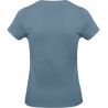 T-shirt femme Stone Blue 185 g/m² E190 B&C – vue 2