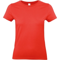 T-shirt femme coupe droite Orange Sunset B&C E190