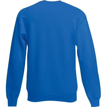 Sweat-shirt col rond Classic Bleu Royal – Fruit of the Loom – vue 2