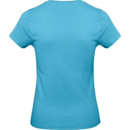 T-shirt femme col rond Bleu Swimming Pool B&C E190 – vue 2