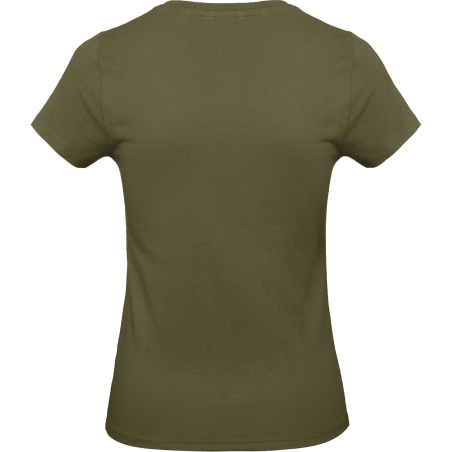 T-shirt femme Urban Khaki 185 g/m² E190 B&C – vue 2