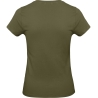 T-shirt femme Urban Khaki 185 g/m² E190 B&C – vue 2