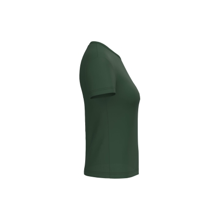 T-shirt femme col rond Vert Forest iDeal Basic Brand 185 g/m² – vue 3
