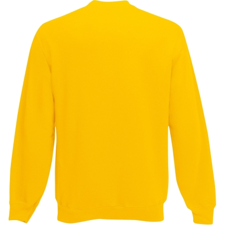 Sweat-shirt col rond Classic Jaune (Sunflower) Fruit of the Loom – vue 2