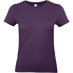 T-shirt femme coton violet Urban Purple B&C E190