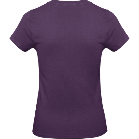 T-shirt femme coton violet Urban Purple B&C E190 – vue 2