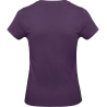T-shirt femme coton violet Urban Purple B&C E190 – vue 2
