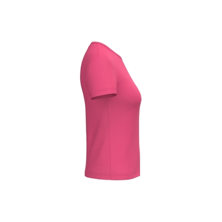 T-shirt femme col rond Fuchsia 185 g/m² – iDeal Basic Brand – vue 3