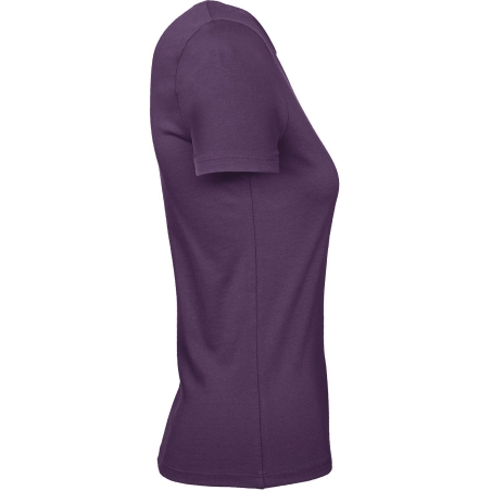 T-shirt femme coton violet Urban Purple B&C E190 – vue 3